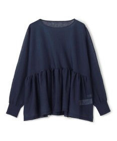 UNFILO シアー ペプラムニット