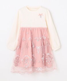 ANY KIDS バレエ刺繍チュールワンピース
