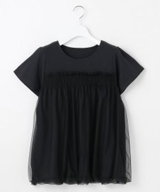 Feroux 【汗ジミが目立たない・洗える】バルーンチュール Tシャツ