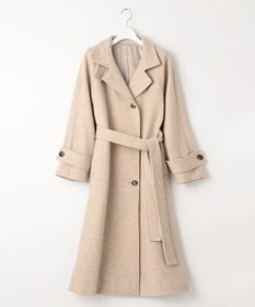 Feroux 【古畑星夏さん着用】スタンドネックウールライク コート