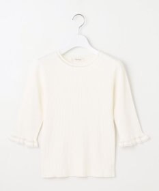 Feroux シアートリム リブニット