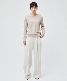 BEIGE， LAC / 2WAYストレッチワイドタックパンツ