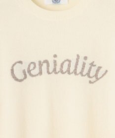 J.PRESS LADIES 【洗える】CASHMERE BLEND ロゴ ニット