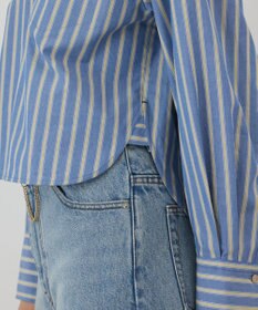 GRACE CONTINENTAL ストライプショートシャツ