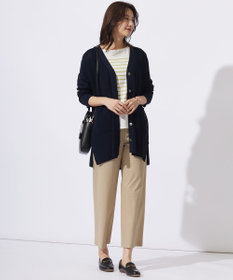 J.PRESS LADIES L 【洗える】COTTON MODAL Vネック カーディガン