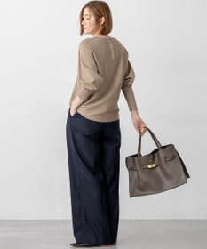 23区 【セットアップ対応】TWサキソニー タックワイド パンツ