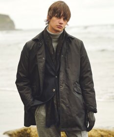 JOSEPH ABBOUD 【外せるダウンライナー/軽量】2WAYインターレース ダウンコート