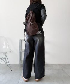 WEGO 【ユニセックス着用ITEM】センターzipナップサック