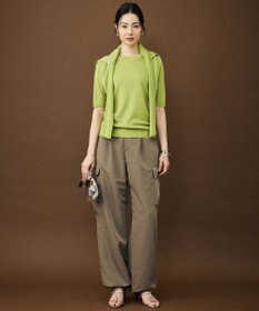 自由区 【カタログ掲載・アンサンブル対応】シアーシルクミックスニット プルオーバー