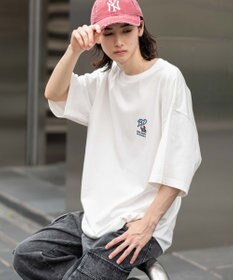 WEGO 【接触冷感/吸水速乾/ユニセックス着用ITEM/SMLサイズ展開】別注BENDAVISクールタッチワンポイントT（SS）