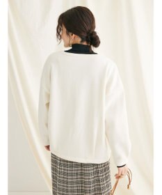 CRAFT STANDARD BOUTIQUE 裏起毛リングドットカーディガン