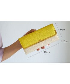 tsumori chisato CARRY シュリンクコンビ　長財布　かぶせ