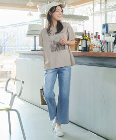 Tiaclasse 【安田美沙子さん着用】ストレッチストレートデニム