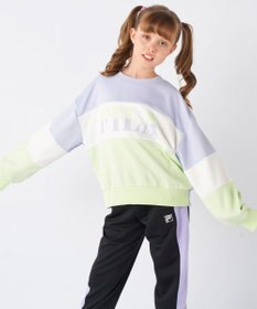 OP／FILA 【FILA】パステルカラークルーネックスウェット/キッズ