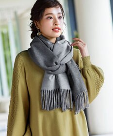 Tiaclasse 【洗える】袖ケーブルニットチュニック