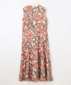 GRACE CONTINENTAL フラワー刺繍ミディドレス