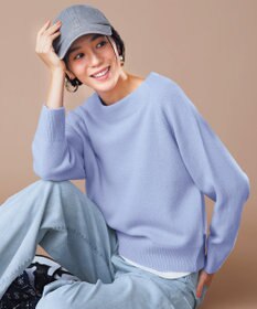 UNFILO カシミヤブレンド オフネックニット