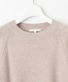 自由区 S 【カタログ掲載】ウールカシミヤブレンドスパンコールラグランスリーブ ニット