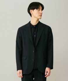 UNFILO MENS アラエルアンチピリングニット ポロ ネイビー