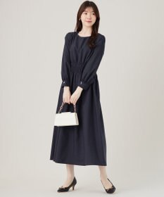 ANY SIS 【洗える】シャーリングディテール ワンピース