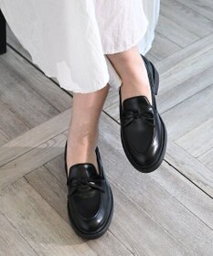 APOM 本革ウォータープルーフリボンローファー 30