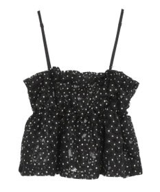 earth music&ecology キラキラフラワー刺繍ビスチェ