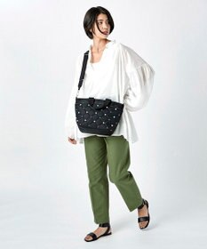 LeSportsac BUCKET TOTE W PEARLS/ブラックパール