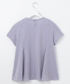 J.PRESS LADIES S 【WEB限定・洗える】ストライプジャージー フレア カットソー