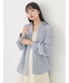 earth music&ecology ジャガードシャツ