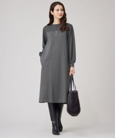 自由区 L 【洗える】エアーポンチ ワンピース