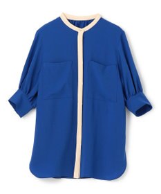 BEIGE， SIBYLLE /  配色カラーパフスリーブブラウス