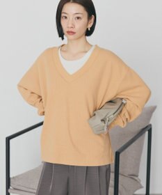 AMERICAN HOLIC Ｖネックスムース起毛プルオーバー