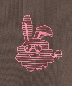 PW CIRCULUS 【吸水速乾 / UV遮蔽率99.5% UVカット / ストレッチ】【WOMEN】ラビットグラフィック ロングスリーブモックT ゴルフウェア レディース