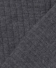 ICB 【洗える】エクストラファインメリノリブ ヘンリーネック プルオーバー