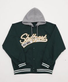 WEGO 【ユニセックス着用ITEM】2WAYフードワッペンスタジャン