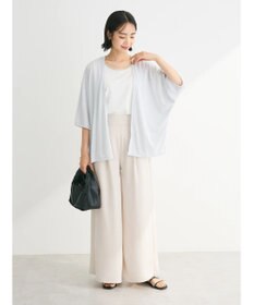 Green Parks よくばり　半袖カットドルマンカーディガン