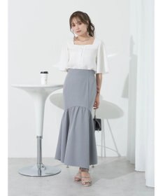 earth music&ecology ２ＷＡＹショルダースリットブラウス