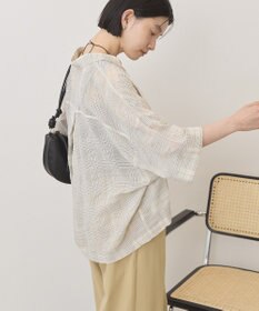 AMERICAN HOLIC シアーチェックショート丈シャツ