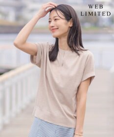 J.PRESS LADIES L 【WEB限定カラーあり・洗える】Vis/Peスパーク バンドカラー ニット