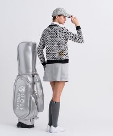 23区GOLF 【WOMEN】モノグラムジャガードセーター