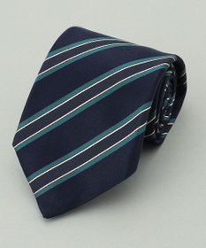 GOTAIRIKU 【日本製】西陣ネクタイ_ネイビー×グリーン系