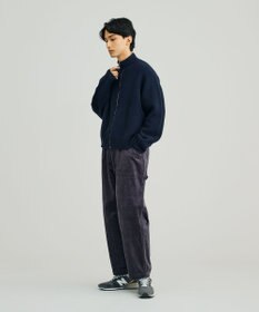 J.PRESS YORK STREET 【UNISEX】ウールカシミヤ ジップアップニット
