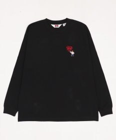WEGO 【ユニセックス着用ITEM/MLサイズ展開】別注BENDAVISハートワンポイント刺繍T（LS）