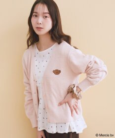 earth music&ecology 【予約】miffy/earth モコモコカーディガン