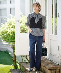 ANY SIS 【洗える】ニットリブ ビスチェ