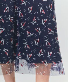 GRACE CONTINENTAL マリンembフレアスカート