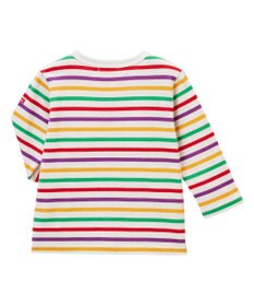 MIKI HOUSE HOT BISCUITS 【80-120cm】 ボーダー 長袖Tシャツ