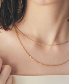 YECCA VECCA 【2本SET】ステンレス2連ネックレス