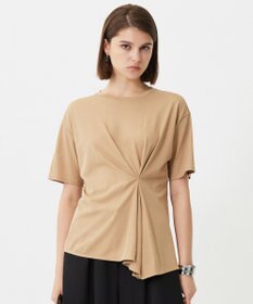 ICB 【接触冷感・UVケア・吸水速乾・洗える】グレースジャージー イレギュラーヘムカットソー