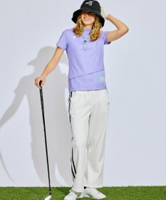 PW CIRCULUS 【UV遮蔽率99.5%  UVカット / 速乾 / ストレッチ】【WOMEN】ポケットモックT ゴルフウェア レディース